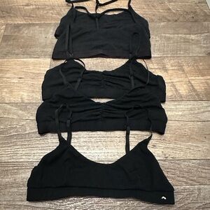 Lot of MeUndies Black Bralettes size small